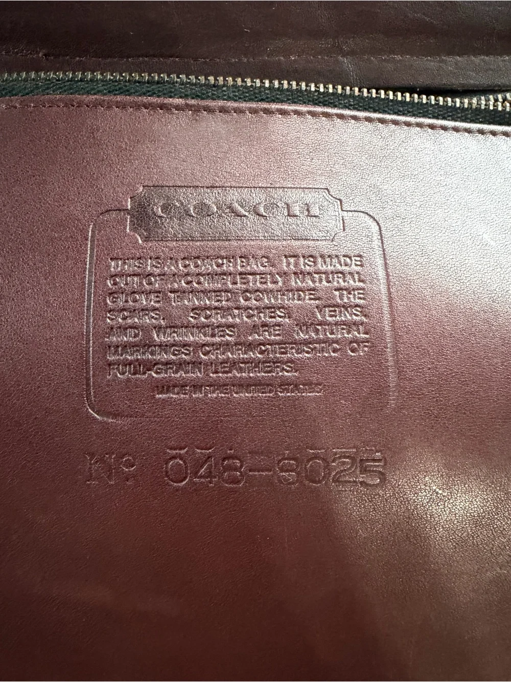 Coach beautiful mahogany